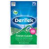 DenTek Fresh Clean Floss Picks, for Extra Tight Teeth, 75 Count, (Pack of 1)