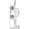 Panasonic WF1415BK Grounding 3P15A Recessed Outlet Black