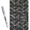 Sharpie Metallic Permanent Markers, Fine Tip, Silver, 12 Pack SAN39100