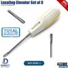 Set Of 8 Luxating Root Elevators Oral Surgery Tooth Extracting Extraction Dental