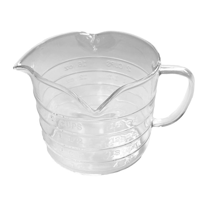 Anchor Hocking Triple Pour Measuring Glass with Lid, 8 Oz.