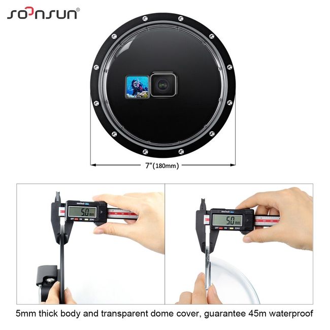 SOONSUN Floating Tripod for GoPro Hero 12 11 10 9 8 7 Selfie Stick for  Sjcam DJI Action Camera Extendable Pole Monopod Hand Grip