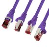 1CONN Cat6 network cable 10m violet Ethernet cable Lankabel Cat6 Lan network cable Sftp Pimf patch cable 1000 Mbit s