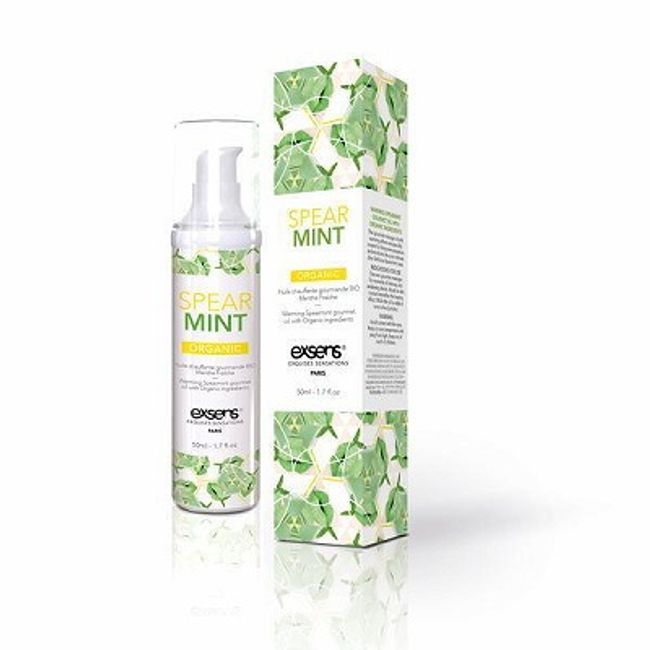 exsens Organic Gourmet Massage Oil SPEAR MINT Spearmint 50mL &quot;Free Delivery (B)&quot;