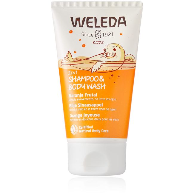 WELEDA Kids 2 In 1 Happy Orange Shower, 150 ML