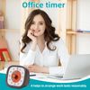Visual Timer for Kids, Time Timer - 60 Minute Kids Timer for Classroom Home Office, Countdown Timer for Cooking Teaching Working Meeting (Chocolate)