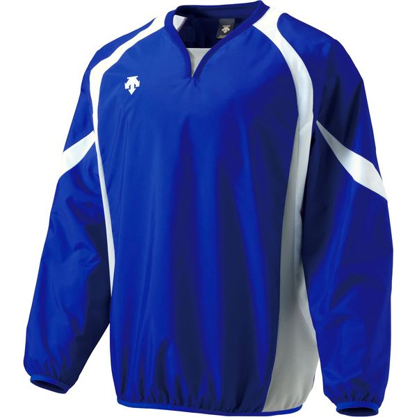 Descente PJ-320B Baseball Practice Wear Windjack Men's Royal Blue x White x Silver