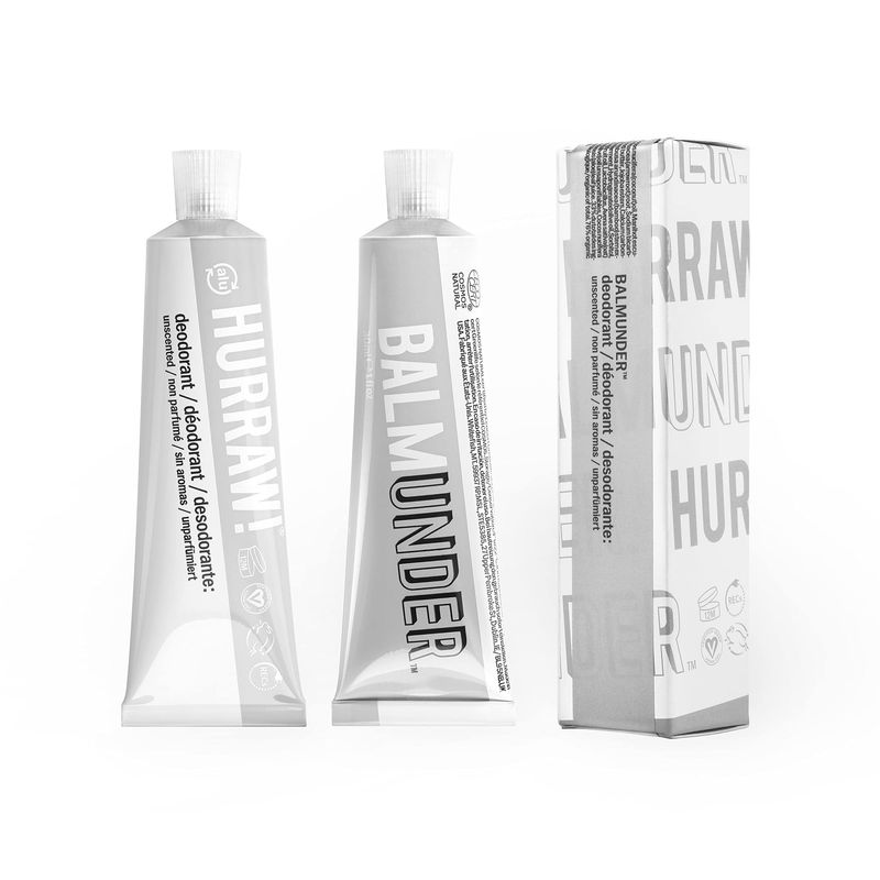 Hurraw! Balmunder Deodorant (Unscented): Make a pit stop! A non-greasy ...