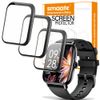 smaate 3D Screen Protector Compatible with P72 1.91 inches paybay Smartwatch, PMMA, Full Coverage, 3 Pieces