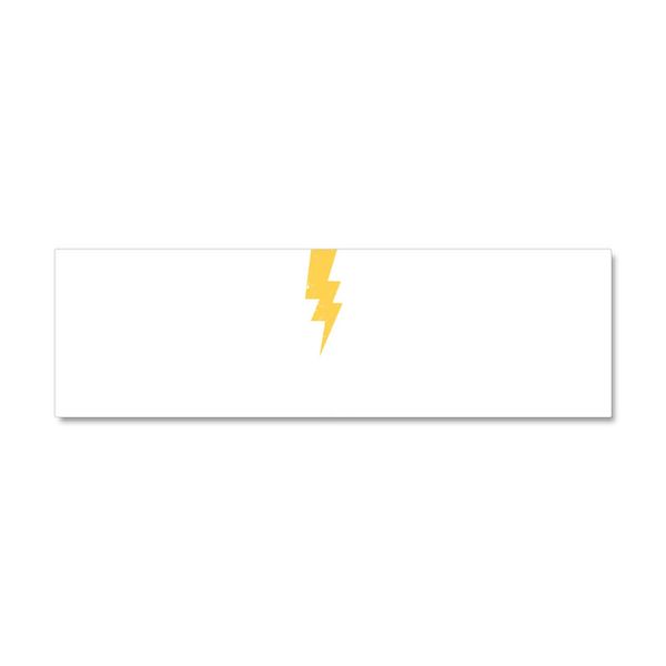 CafePress Electrical Work Wire Whisperer E 10" x 3", Bumper Magnet