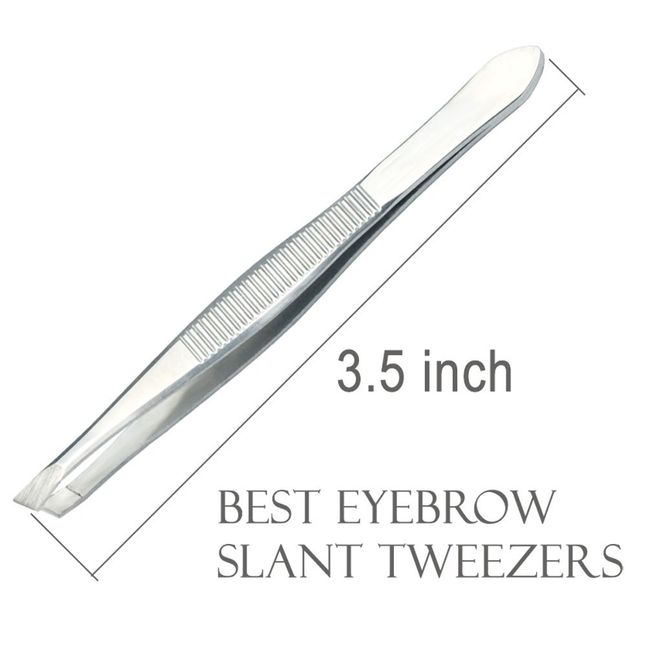 Slant Tweezers For Men l Best Stainless Steel Tweezers