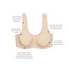 Wacoal Women's Full Support Underwire Sport Bra, Sand, 34D