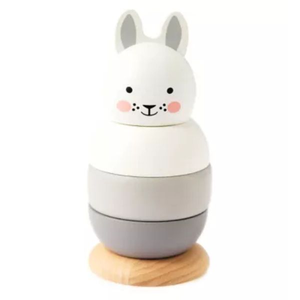 Rosa & Bo 'Bo Bunny' Wooden Stacking Toy