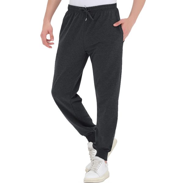 Smith & Solo Jogginghose Herren – Jogger Männer Modern | Baumwolle Jungen Slim Fit Freizeithose | | Sporthose – Training – Trainingshose | (Ant, XXL)