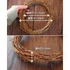 1 Wreath Natural Base Diameter 7.1 - 7.9 inches (18 - 20 cm)