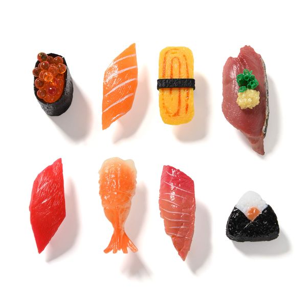 Hey Foly Cute Refrigerator Magnets Funny Magnets for Fridge, Simulation Sushi Refrigerator Magnet, Fine for Whiteboards, Maps and Home Decoration Magnetic Objects and Even Simulating Food Games!