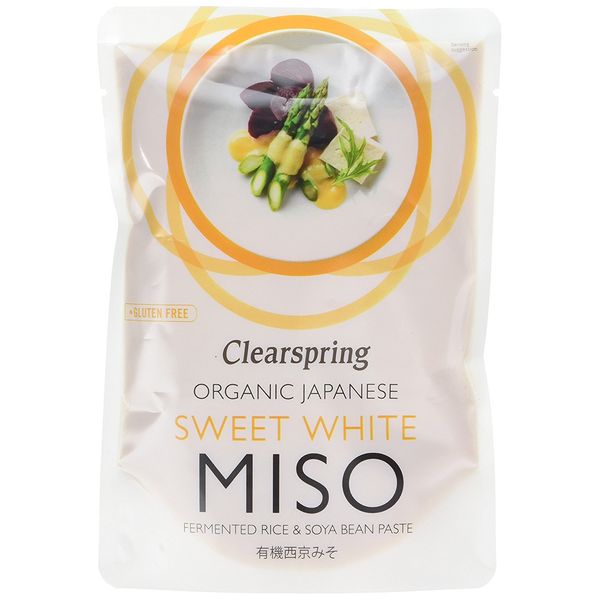 Clearspring Organic Japanese Sweet White Miso Paste - Pasteurised