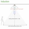 E26/E27 Motion Sensor PIR Infrared LED Light Lamp Bulb Holder Dimmable Socket US