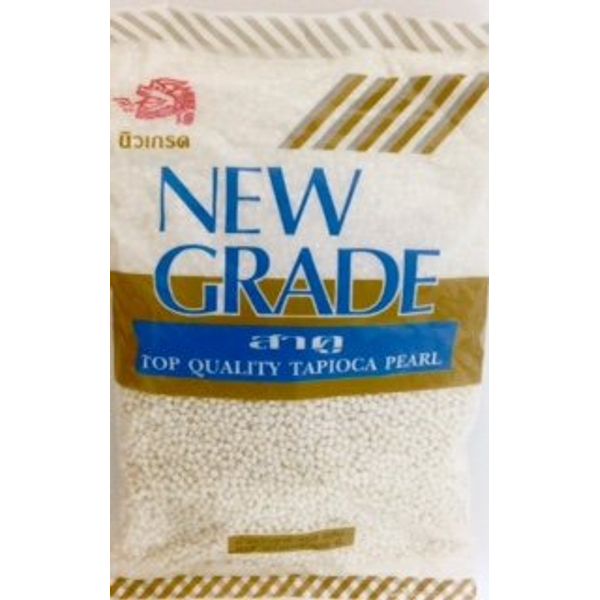 White Color Tapioca Authentic Color! Enjoy Sweet Time with Original Recipes! New Grade Top Quality Tapioca PEARL 14.1 oz (400 g)