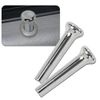 G-PLUS Cars Door Lock Knobs Compatible with GM 1971-1988 Chrome Plastic 2 PCS