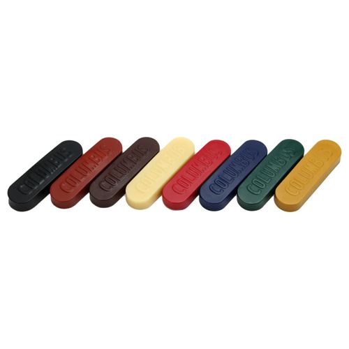 Columbus Edge Top Wax for Leather Craft Cobacco Cut Finish, yellow