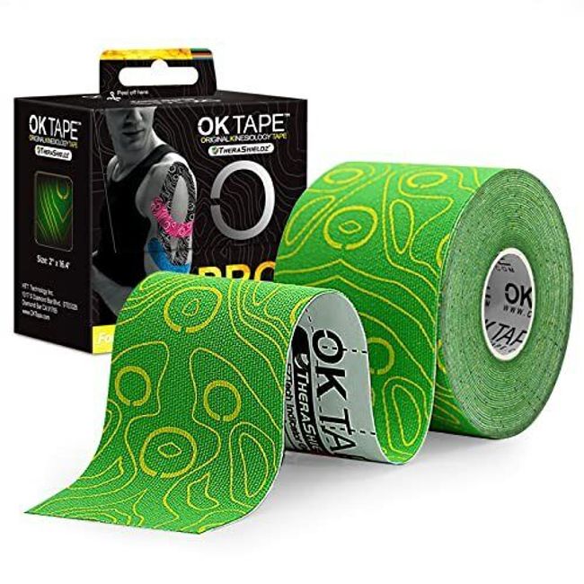 PRO Kinesiology Tape 2inch x Long Roll 16ft Free Cut Tape Elastic Athletic Ta...