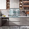 30in Built-In/Insert Range Hood Kitchen Stove 3-Speed 600CFM Button Control New