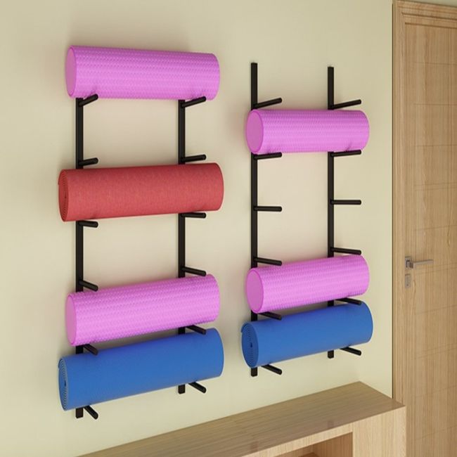 Wall Mounted Yoga Mat Rack