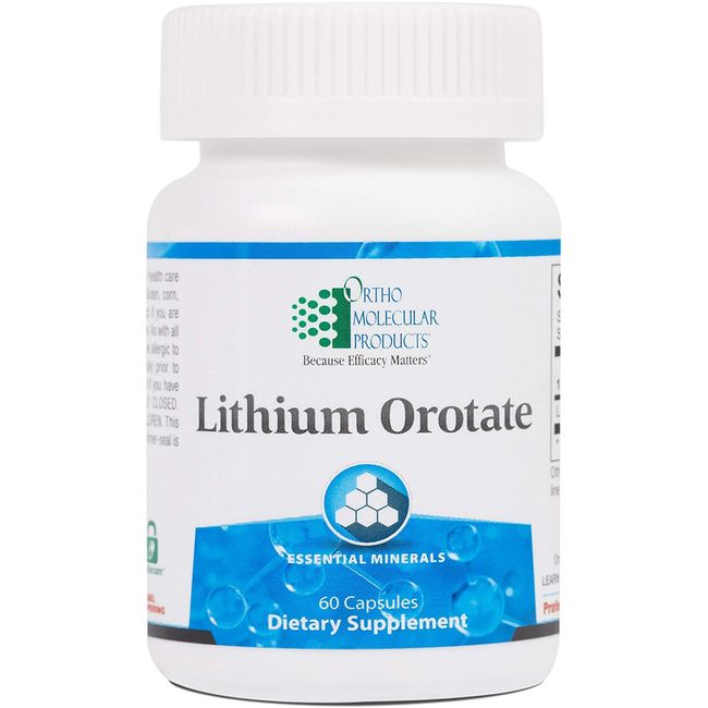 Ortho Molecular - Lithium Orotate - 60 Capsules