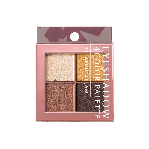 Etoal Rose 4 Color Eyeshadow 03 Apricot Jam 1 Piece