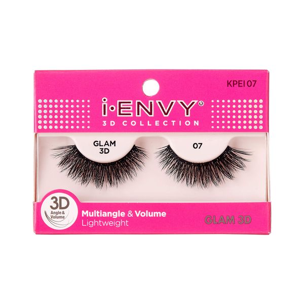 Kiss I Envy Iconic Collection Lashes #07 3D Angle & Volume (Glam)