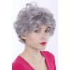 ELEGANT Lady WIG elderly Dame grey curl Granny GOLDEN YEARS GFW513-51