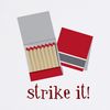 CafePress Strike Matches Mousepad Non-Slip Rubber Gaming Mousepad