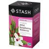 Stash Tea Wild Raspberry Hibiscus Herbal Tea - Naturally Caffeine Free, Non-GMO Project Verified Premium Tea with No Artificial Ingredients, 20 Count (Pack of 6) - 120 Bags Total
