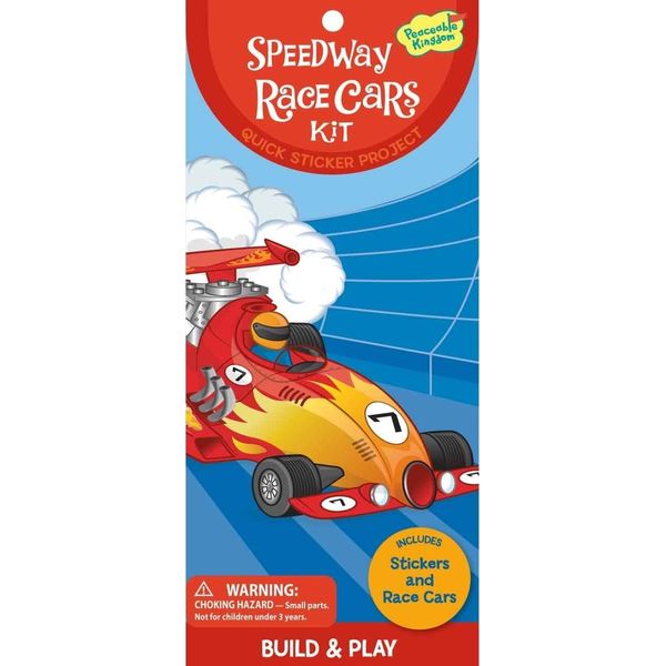 Peaceable Kingdom 04637 – Car Racing Set