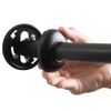 Curved Shower Rod in Matte Black 42 - 72 In.