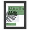 MCS Studio Document Frame, Gallery Wall Frame Fits 8.5 x 11 Diplomas, Documents & Certificates, Black Woodgrain, Single.