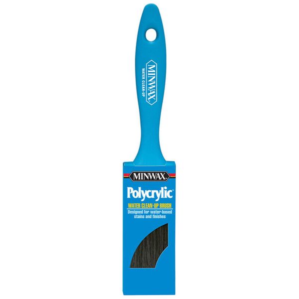 Minwax 427320008 Nylon Polyester Flat Polycrylic Paint Brush 2 W in.