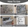 14pcs Switch Socket Screw Hook Wall Socket Back Box Repair Clip Support Rod,Universal 86 Type Switch Repair Tool,Wall Outlet Accessories(Silvery)