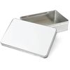 Personalised Crazy Duchshund Lady Themed Rectangular Shaped Portable Metal Tin Storage Box.
