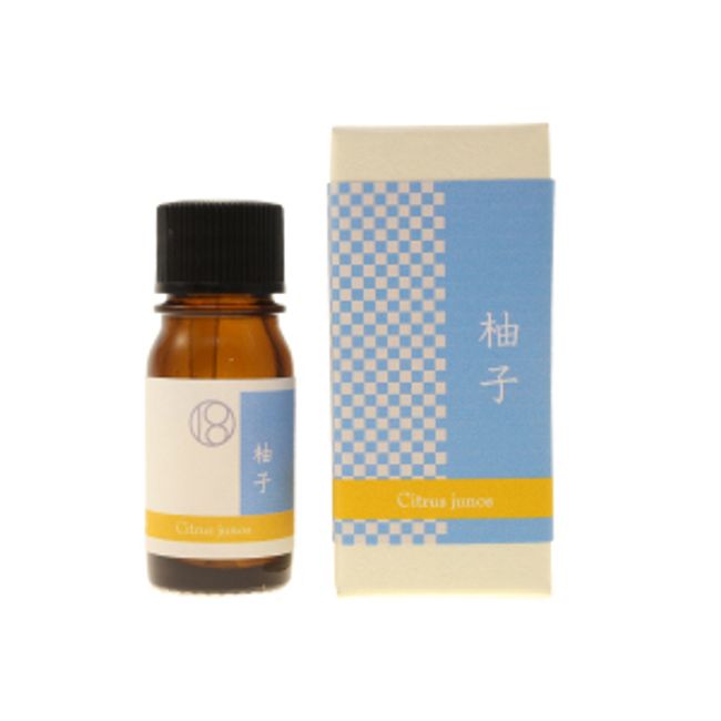 Steam distilled yuzu essential oil (Yuzu: Yuzu from Kochi Prefecture) 5ml Regularly cultivated Pesticide residue checked Japanese essential oil