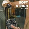 Beard Club Premium Exfoliating Loofah Sponge for Men - Soft Shower Body Scrubber for Men & Women, Large Bath Loofah for Luxurious Skin Care, Durable Shower Pouf & Bathing Accessories in Stylish Design