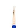Bdellium Tools Professional Makeup Brush - Golden Triangle 765 Small Angled Shader - With All Vegan and Soft Synthetic Fibers, For Flawless, Professional Eye Shadow Application (Blue, 1pc)