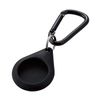 Elecom AT-SCKBK AirTag Case Silicone Case (with Carabiner) Black