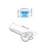 sourcing map 12 Port Blocker Locking USB Port/Dust PC Blocker with Coded Key,Blue