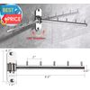 Clothes Hanger Rack Swing Arm Folding Clothes Hanger Wall Mounted Space Saving