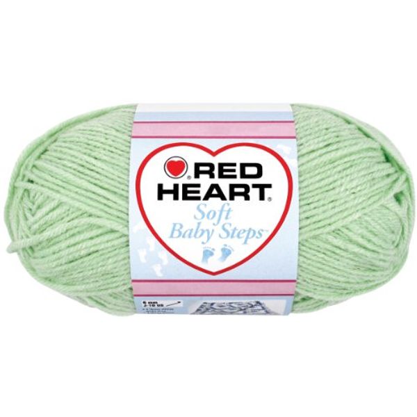 Red Heart Soft Baby Steps Yarn, Baby Green