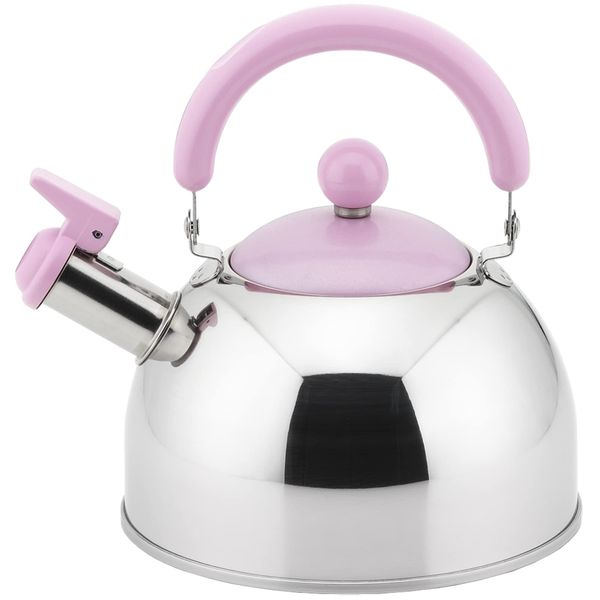 Yoshikawa SJ3416 Whistling Kettle, 0.3 gal (1.8 L), Made in Japan, Sounds When Hot Water Boils