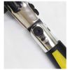 WANSON Flexible Ratchet Handle | 1/2" Size | Chrome Vanadium | Ergonomic Rubberized Grip | 72 "Teeth Precision | Reversible with Push-Button Release