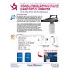 Electrostatic Sprayer - Cordless, Handheld, Mister, Cleaner, battery operated